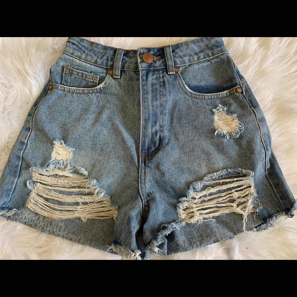 Cotton On Denim Cut Off Shorts